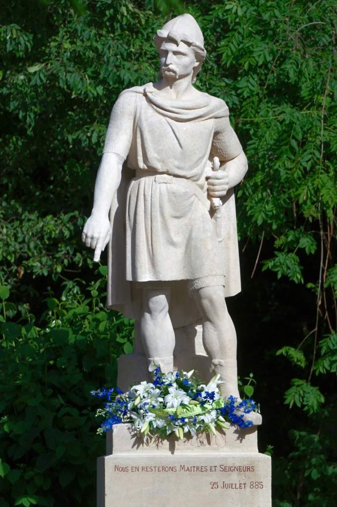 La statue du Duc Rollon à Rouen