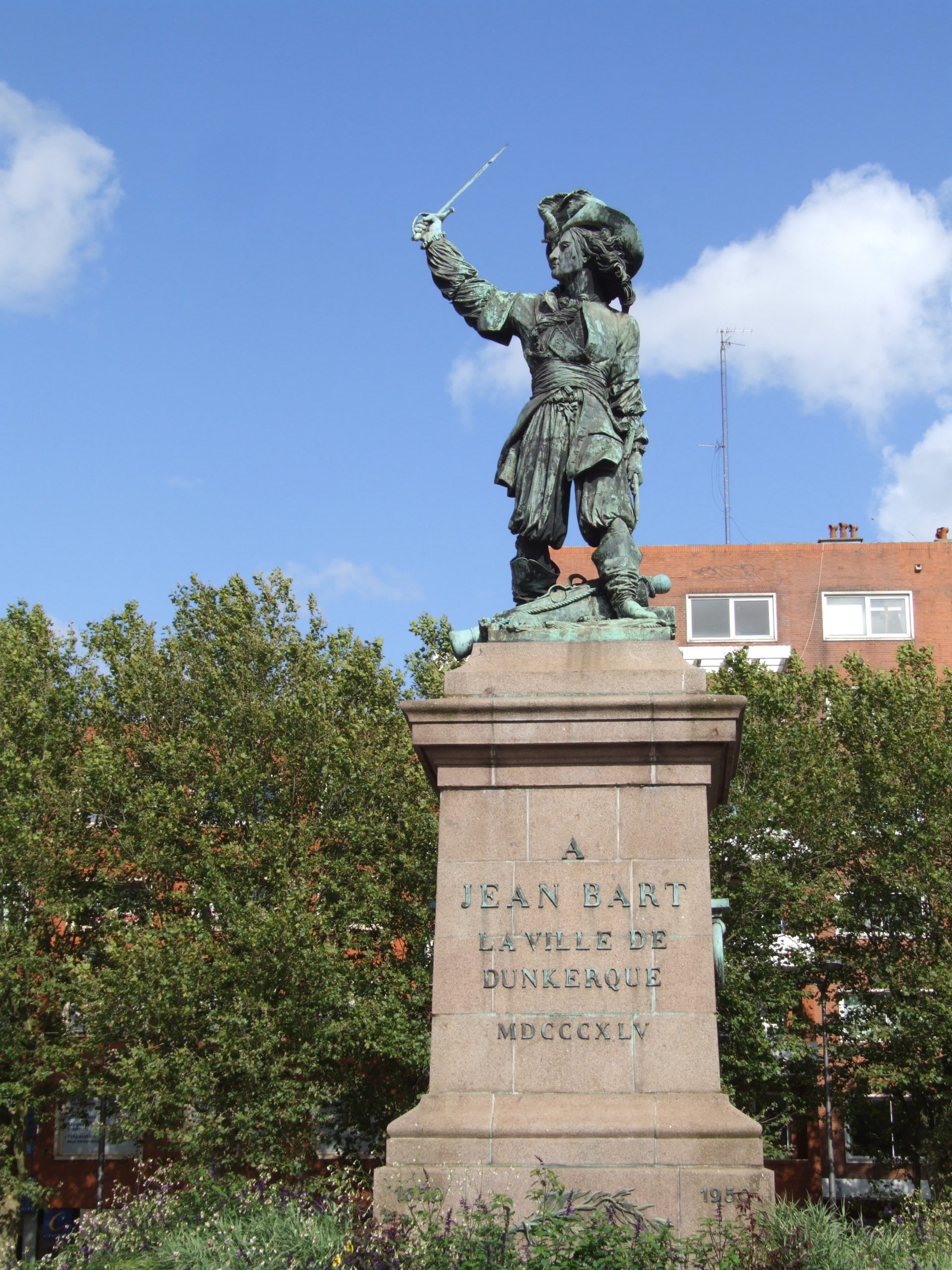 Statue de Jean Bart Dunkerque